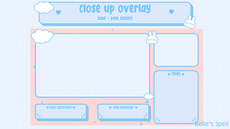 Cute Rabbit Webcam Overlays for Streaming by Oksana qoqsik on Dribbble