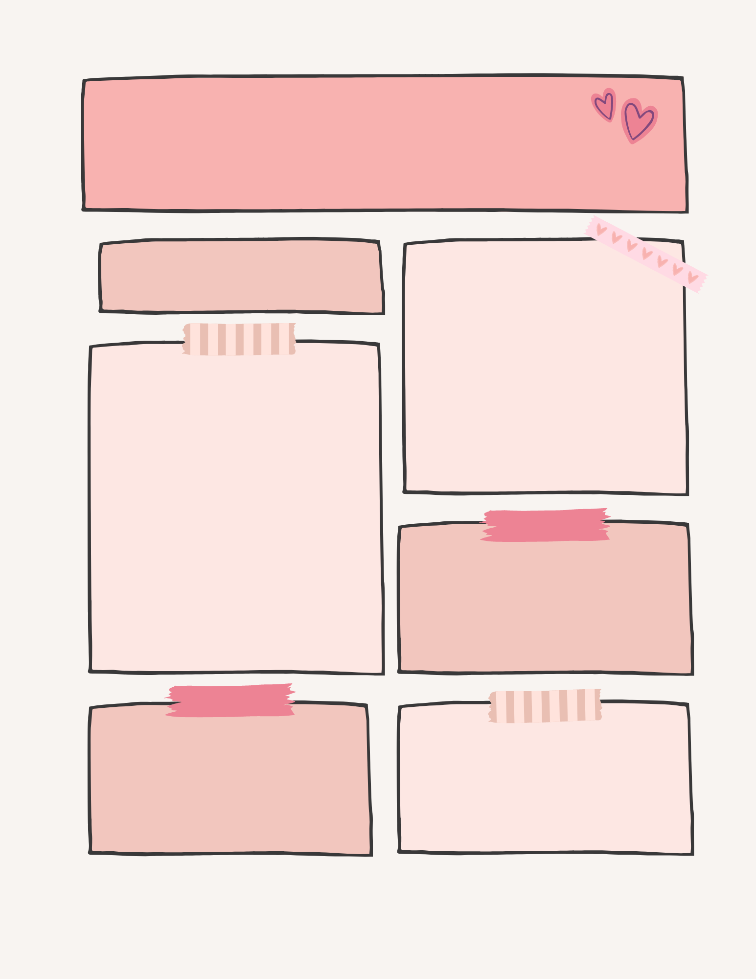 Boxy Washi Planner Page - Anna | Teaching Motherhood 's Ko-fi Shop - Ko ...