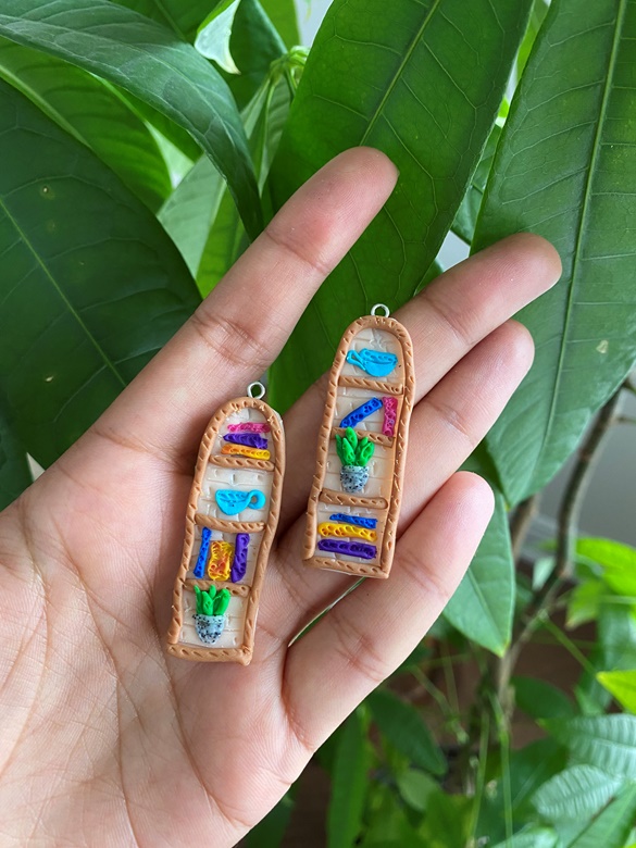 Book Earrings