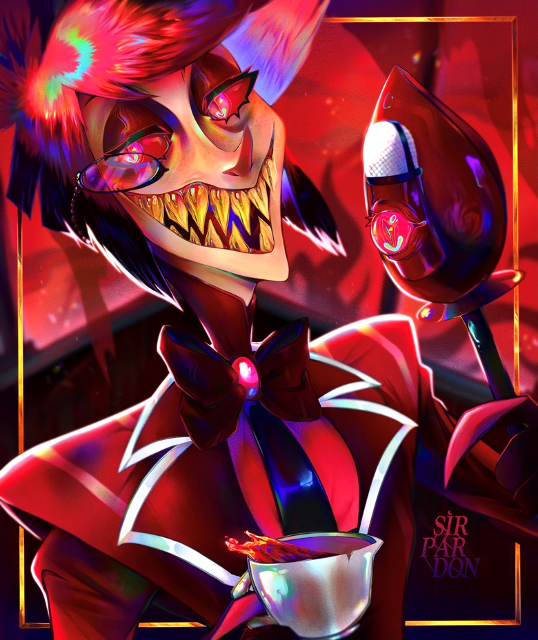 Alastor Holographic print - Sir Pardon's Ko-fi Shop - Ko-fi ️ Where ...