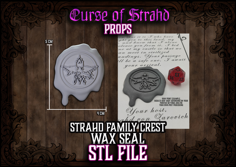 Curse of Strahd 3D Printable Props (STL FILES) - Printotheque's Ko-fi ...