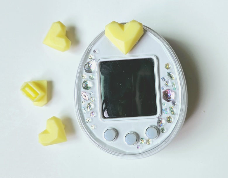 Tamagotchi P's Plastic Replacement Heart Pierces - geometrist's Ko-fi Shop  - Ko-fi ❤️ Where creators get support from fans through donations,  memberships, shop sales and more! The original 'Buy Me a Coffee'