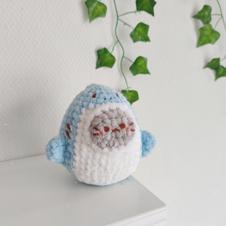 Shark Hooded Blanket - Crochet Pattern ~ Crafty Kitty Crochet