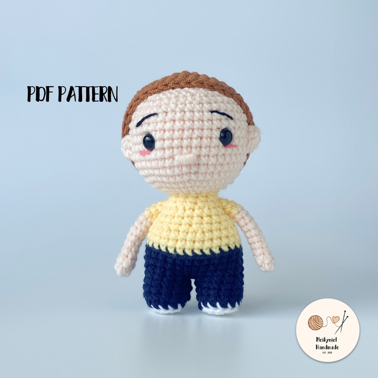 PDF Pattern : Morty Amigurumi ( Free Pattern ) - Meikyniel's Ko-fi Shop ...