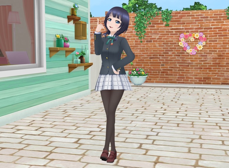 MMD Model Karin Asaka Nijigasaki High School Uniform (Winter) (SIFAS ...