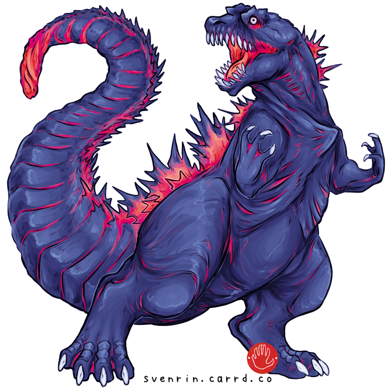 Kaiju Friends of Godzilla Sticker Sheet (A6) — Eldritch Rach