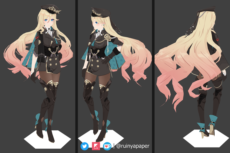 Durandal - Valkyrie Gloria (Honkai Impact 3rd) Papercraft - RuinyaPaper ...