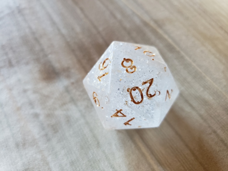 Large Epoxy Resin D20 - rmorningstar21 's Ko-fi Shop - Ko-fi ️ Where ...