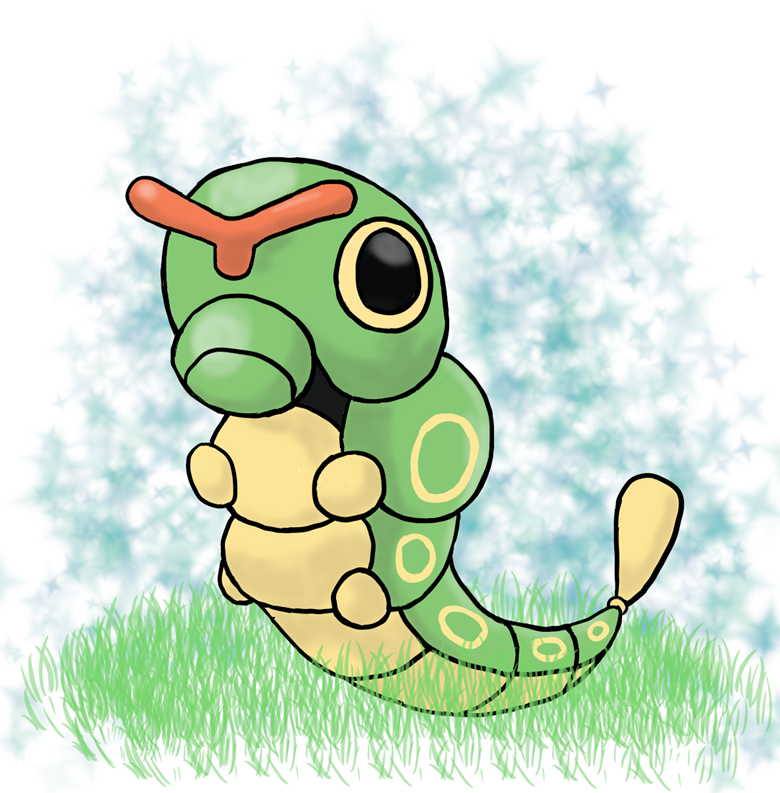 Caterpie Sticker - SS-Trashboat's Ko-fi Shop - Ko-fi ️ Where creators ...