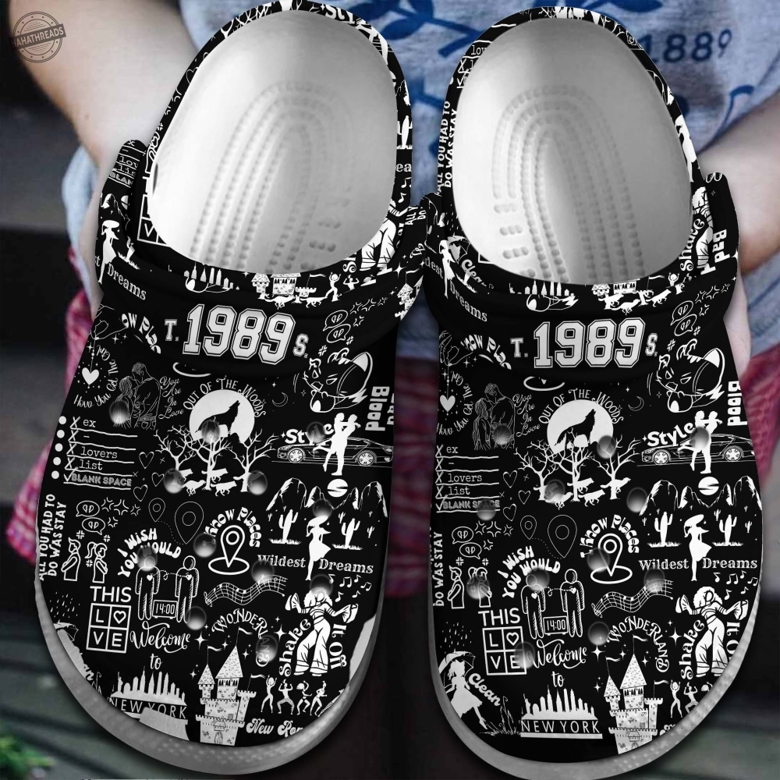 Taylor Swift Music 1989 Crocs Crocband Clogs Shoes Comfortable For Men ...