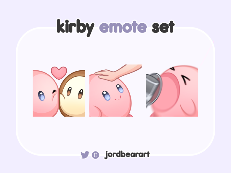 Kirby emote - Amazed - Niikiya's Ko-fi Shop - Ko-fi ❤️ Where