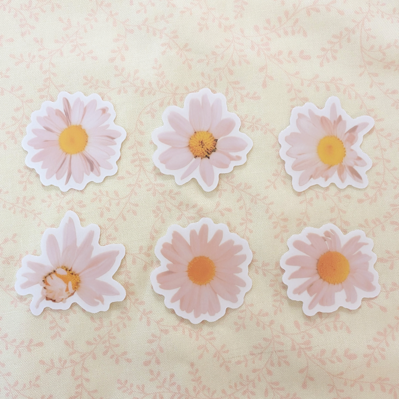 Pink Daisy Sticker –