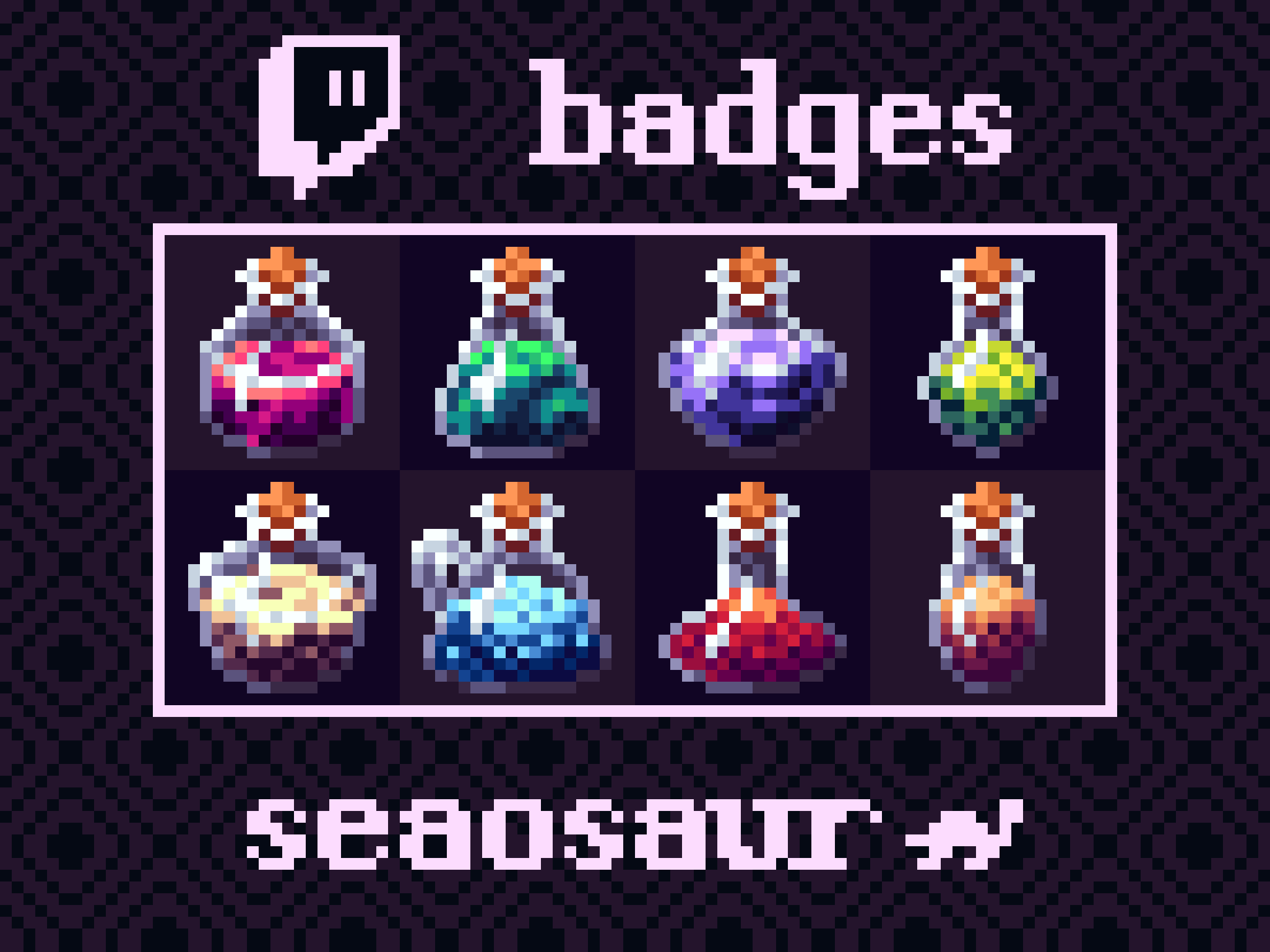 Poke Balls Twitch Sub / Cheer Badges Pixel Art - seaosaur's Ko-fi Shop -  Ko-fi ❤️ Where creators get support from fans through donations,  memberships, shop sales and more! The original 'Buy