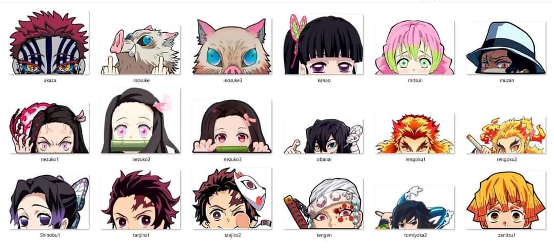 Anime Peeker Stickers - ArtWorkzbyVanj's Ko-fi Shop - Ko-fi ❤️ Where  creators get support from fans through donations, memberships, shop sales  and more! The original 'Buy Me a Coffee' Page.