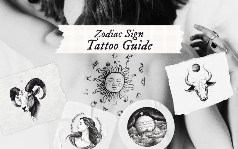 Zodiac Symbol and Constellation on a Womans Shoulder A Feminine and Cosmic Tattoo  Design AI Generated 31741975 Stock Photo at Vecteezy