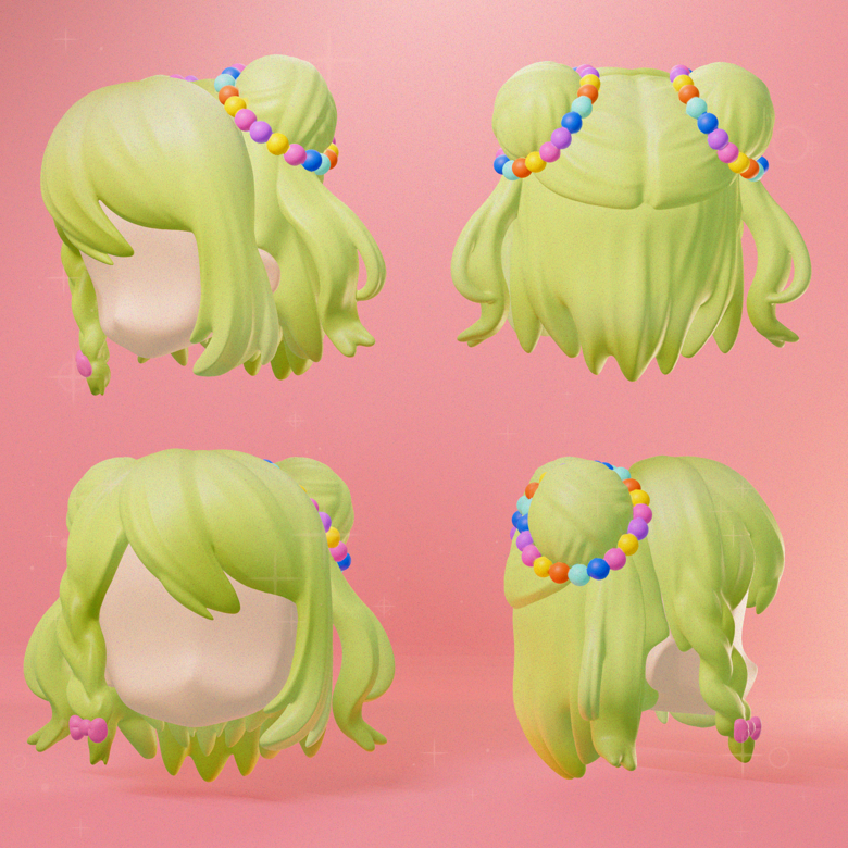 Nendoroid hair deals pieces