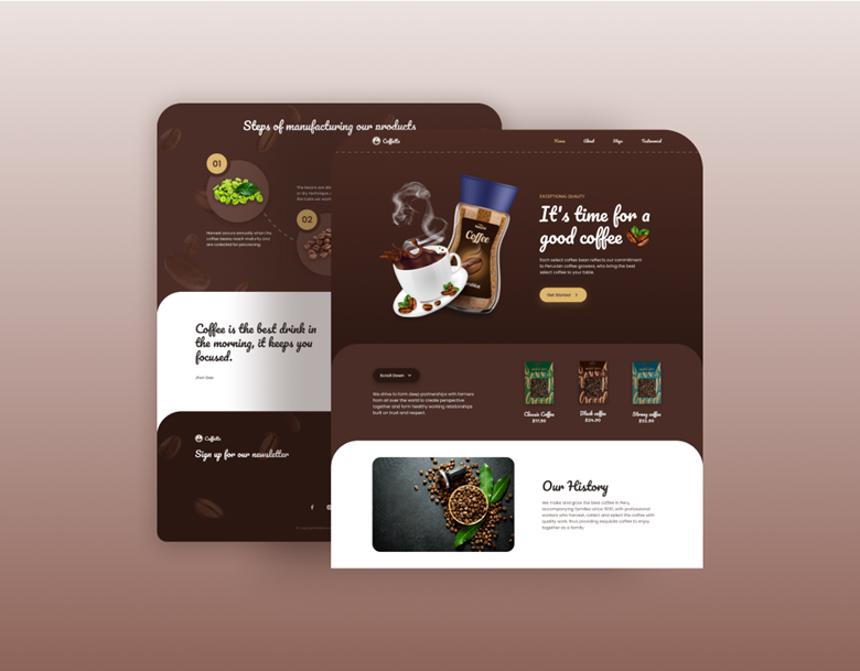 Responsive Coffee Website - Bedimcode's Ko-fi Shop - Ko-fi ️ Where ...