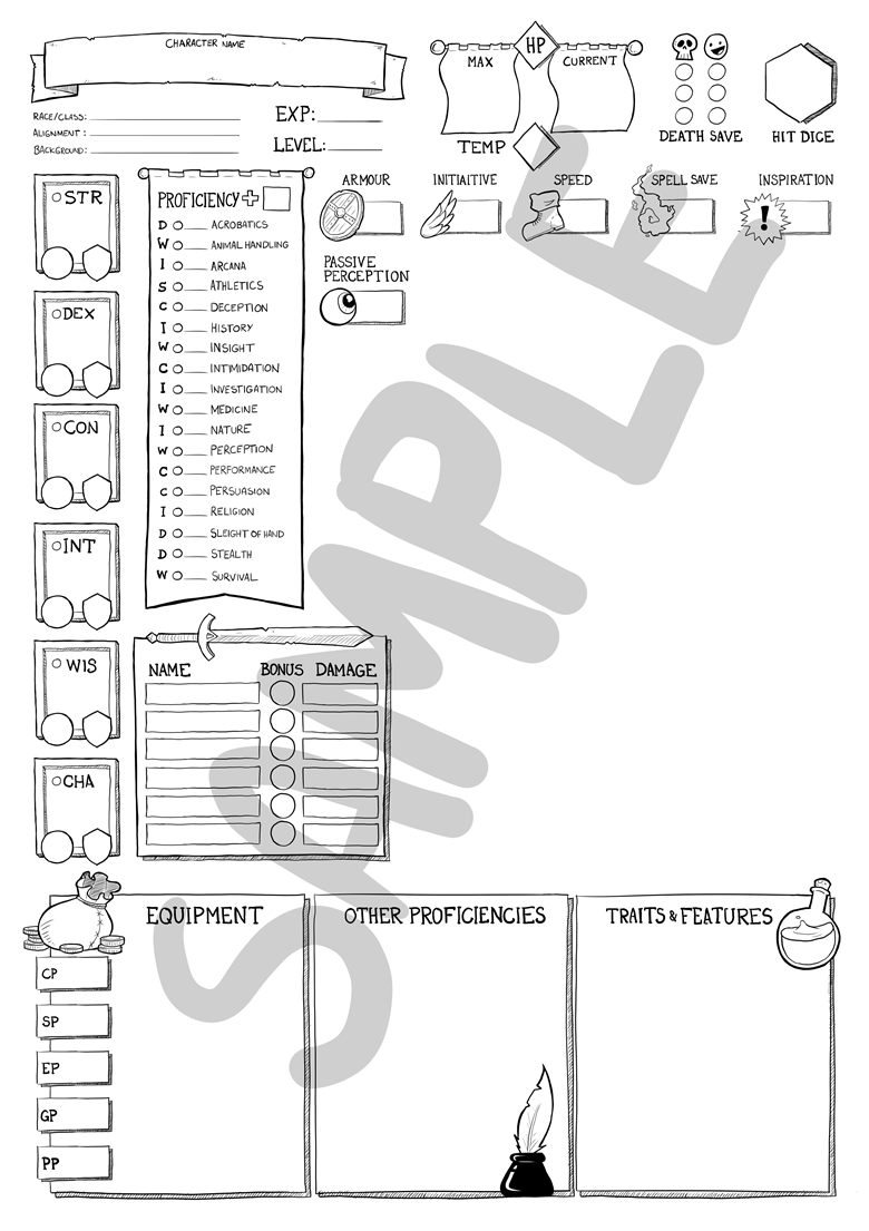 Dungeons And Dragons 5th Edition Custom Character Sheet Craigactually S Ko Fi Shop Ko Fi Where Creators Get Support From Fans Through Donations Memberships Shop Sales And More The Original Buy Me