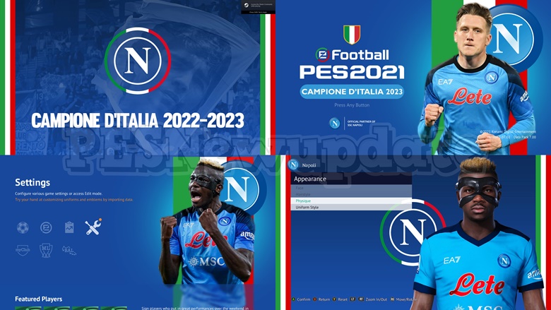 PES 2021 Menu eFootball 2023 by PESNewupdate ~