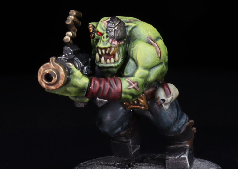 Painting Orks w Contrasts Drybrushing Ko fi Where