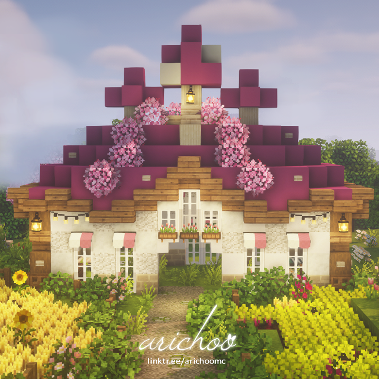 Pink Wisteria Village World Download (Java) - Arichoo's Ko-fi Shop - Ko ...