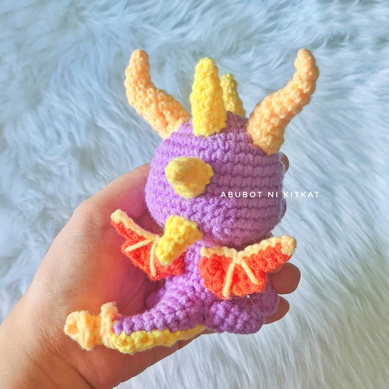 Amigurumi Spyro the Dragon Crochet Pattern (PDF) Abubot ni Kitkat's