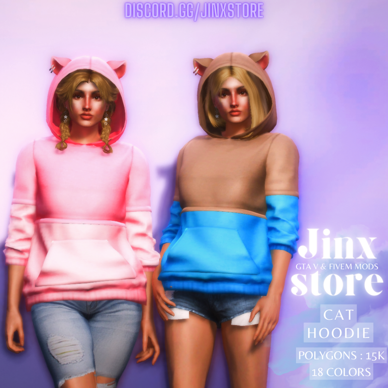 Cat Hoodie for Mp Female - JinxStore's Ko-fi Shop Cat Hoodie for Mp Female - JinxStore's Ko-fi Shop