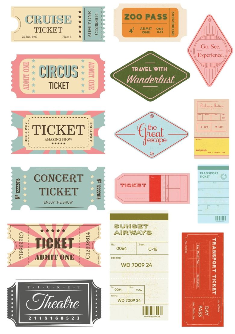 Mixed labels for junk journaling or scrapbooking - Journalwithnyree's ...