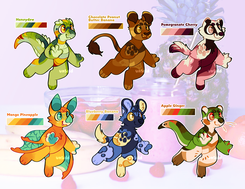 Chibi Anthro Base Pack (14 Species!) - Dracononite's Ko-fi Shop - Ko-fi ...