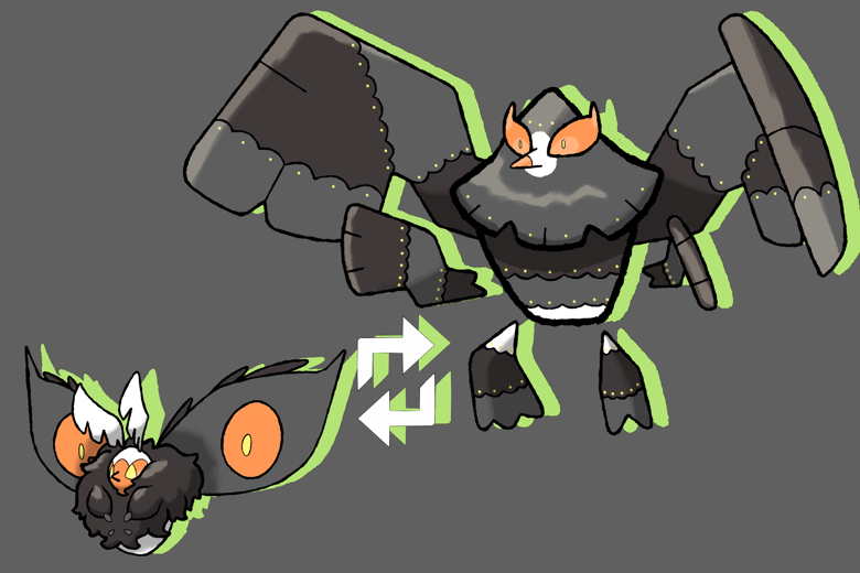 Moth Fakemon - ZquishiiArt's Ko-fi Shop - Ko-fi ️ Where creators get ...