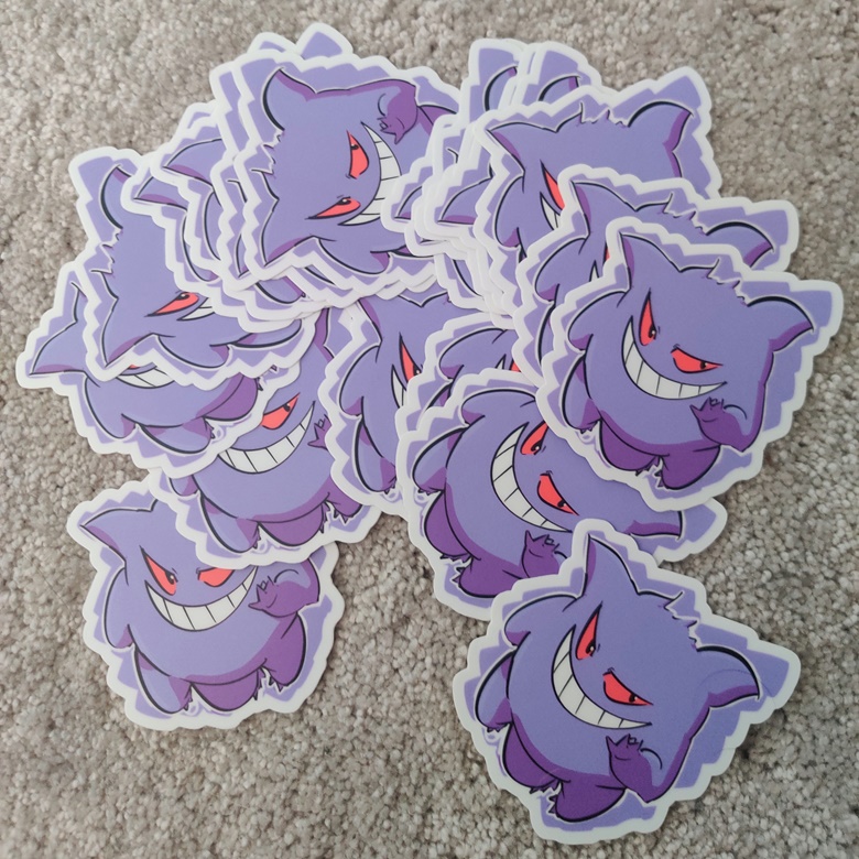 Sticker Ectoplasma/Gengar - Rygenx's Ko-fi Shop - Ko-fi ️ Where ...