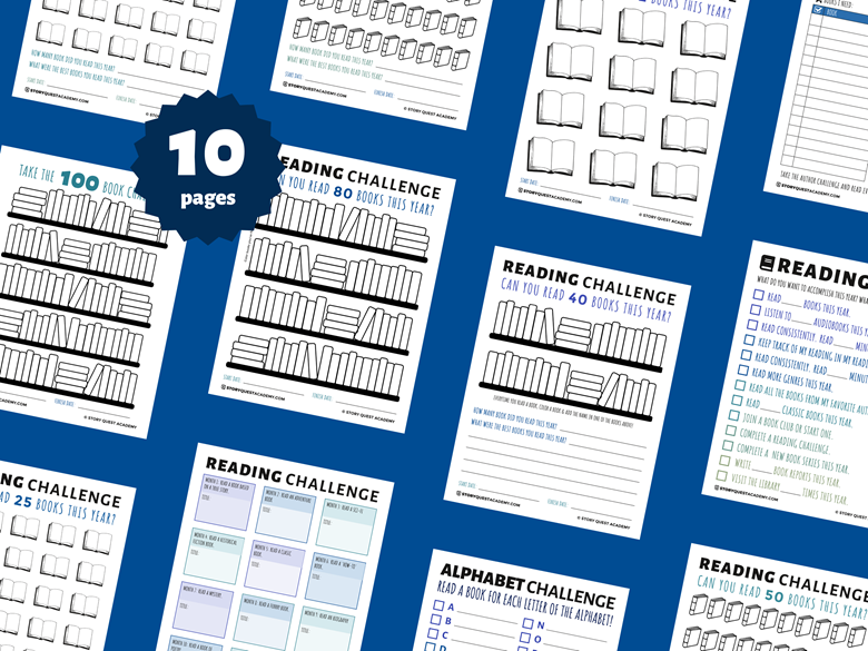 Reading Challenge Worksheets - The Homeschool Quest's Ko-fi Shop - Ko-fi ️ Where creators get ...