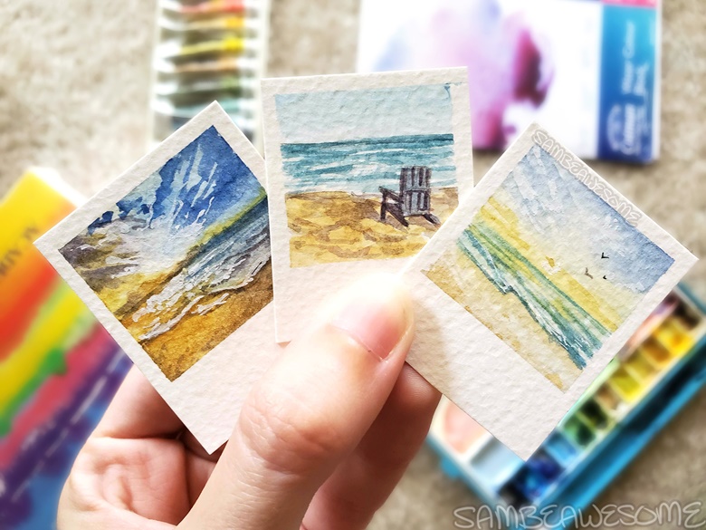 mini watercolor paintings