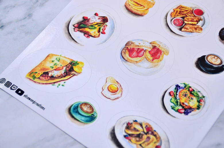 Copy of Cafe Physical Sticker Pack (Registered Package) - Elise Wong ...