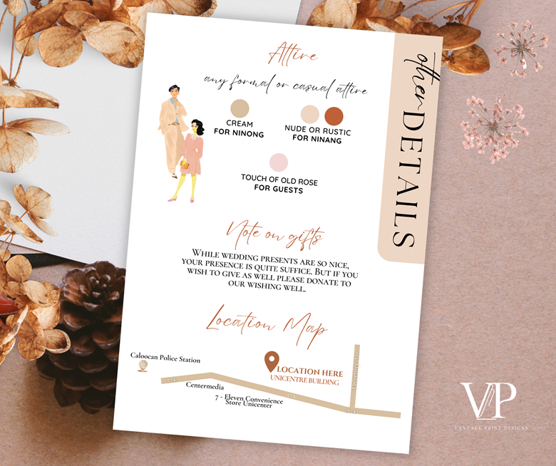 MINIMALIST BROWN NUDE SHAPED INVITATION Vantage Print Designs S Ko Fi Shop Ko Fi Where