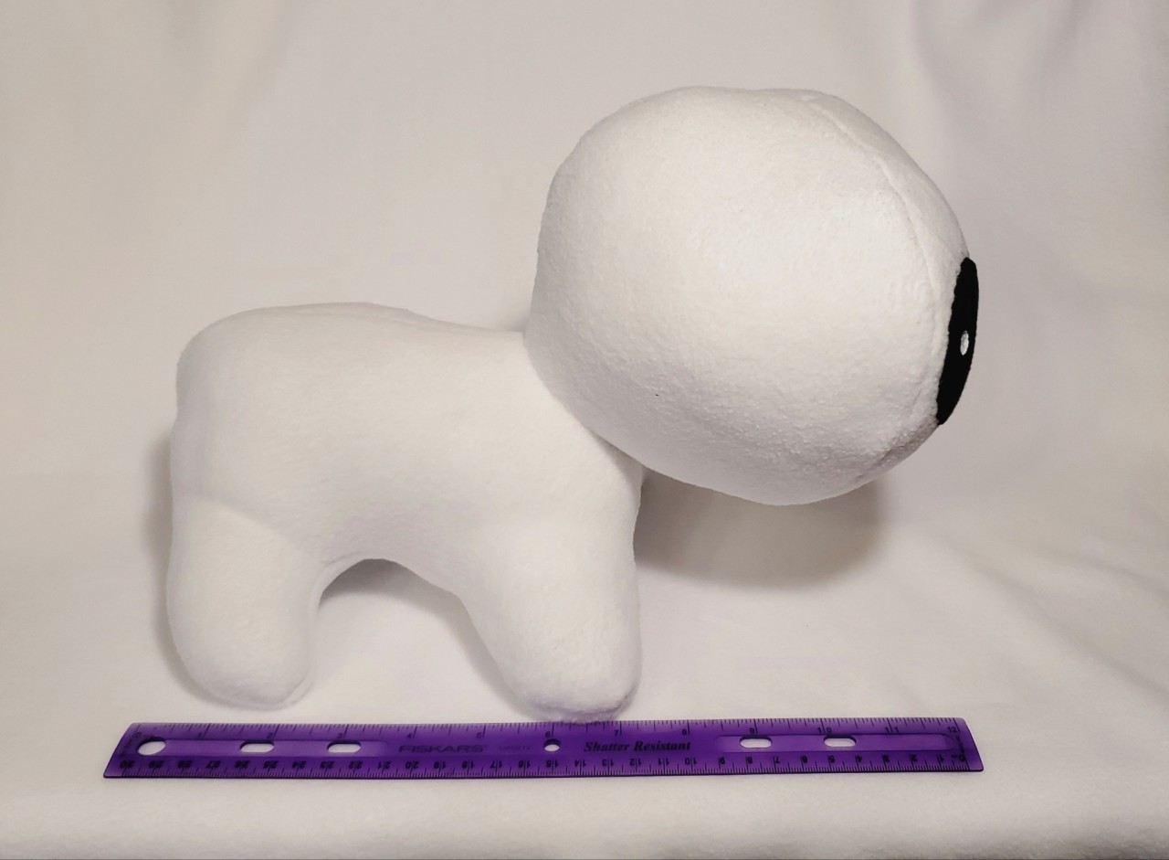 Jumbo TBH White Yippee Creature Plush 12 Inch Size -  Israel