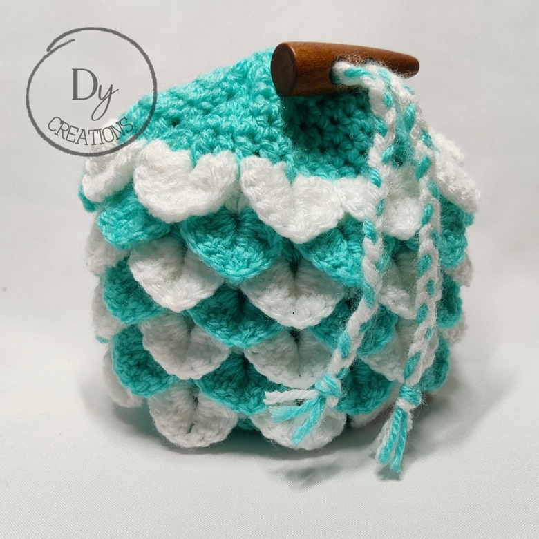 Dragon egg sale dice bag crochet