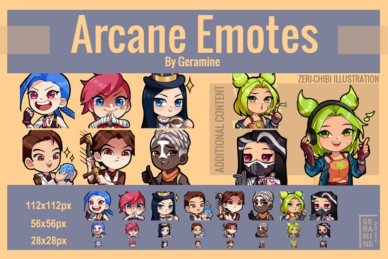 Arcane Emotes - Geramine's Ko-fi Shop - Ko-fi ️ Where creators get ...