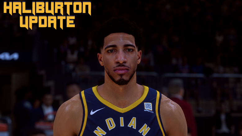 Tyrese Haliburton Cyberface NBA 2K25 [UPDATED] - kirv2k's Ko