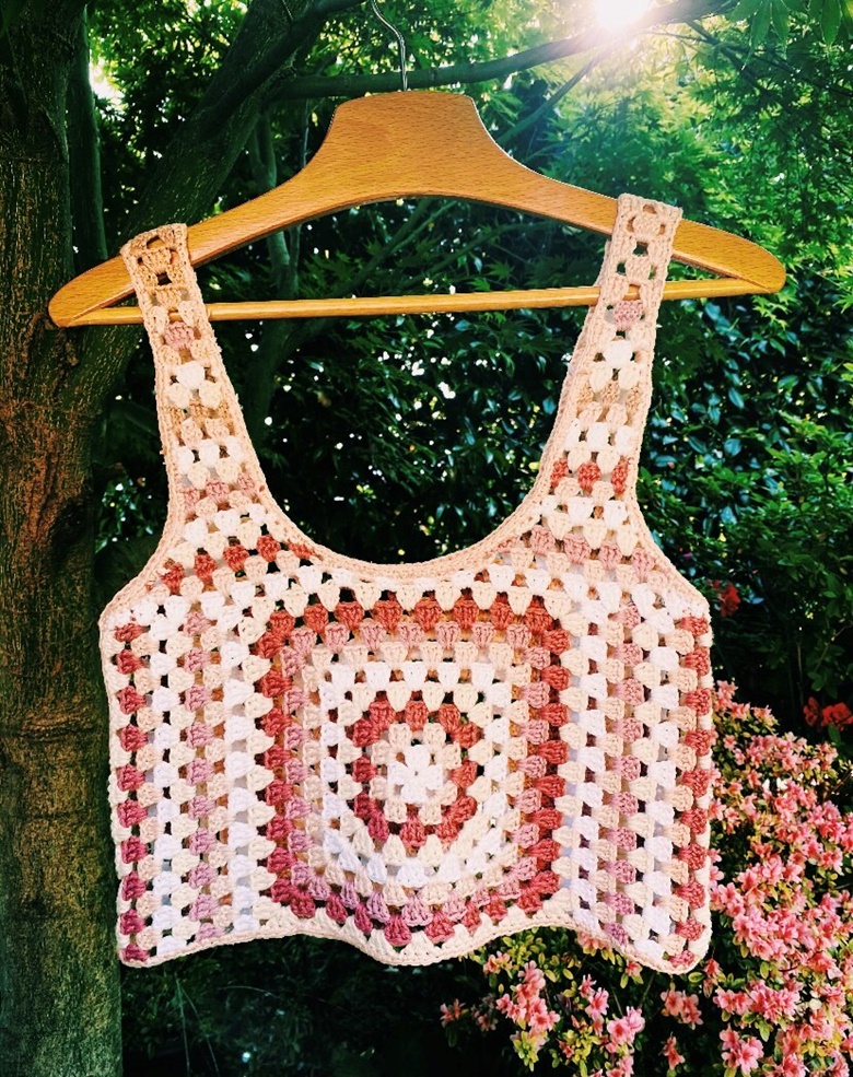 MERMAID Bralette - Crochet Pattern - Summer Top Crochet pattern by Alethea  Handmade