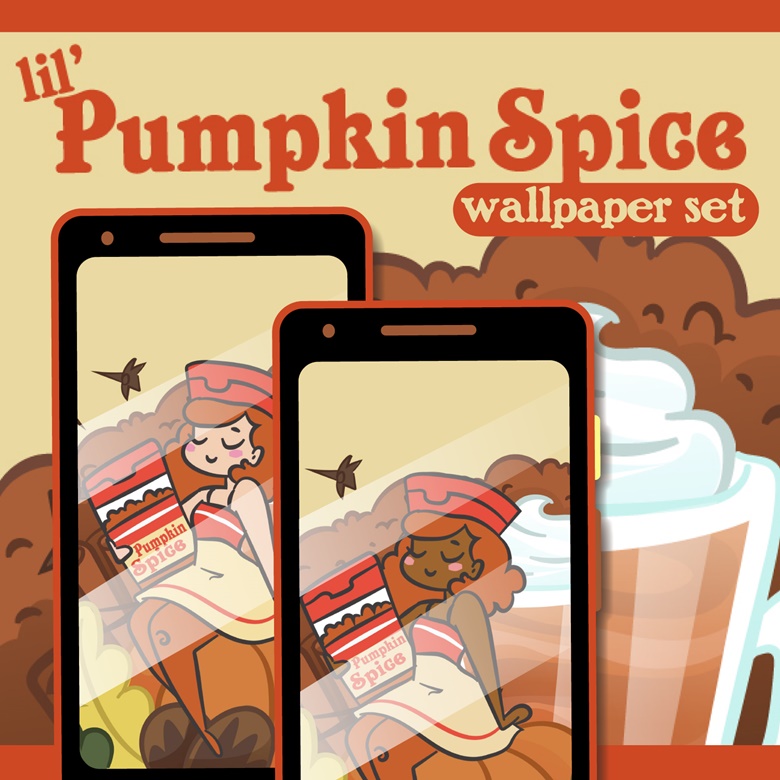 Pumpkin Spice Phone Wallpaper - KCretcher Illustration's Ko-fi Shop - Ko-fi  ❤️ Where creators get support from fans through donations, memberships,  shop sales and more! The original 'Buy Me a Coffee' Page.