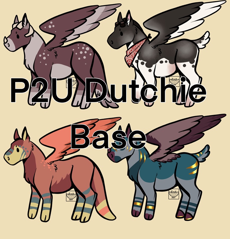 P2U Dutchie Adopt Base - Bananart's Ko-fi Shop - Ko-fi ️ Where creators ...