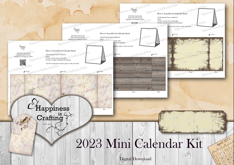 2023 Mini Calendar Kit - Gi Kerr's Ko-fi Shop - Ko-fi ️ Where creators