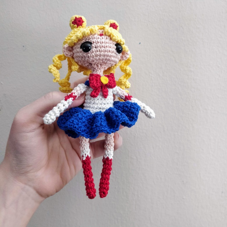 Sailor Moon Amigurumi Crochet Doll Pattern