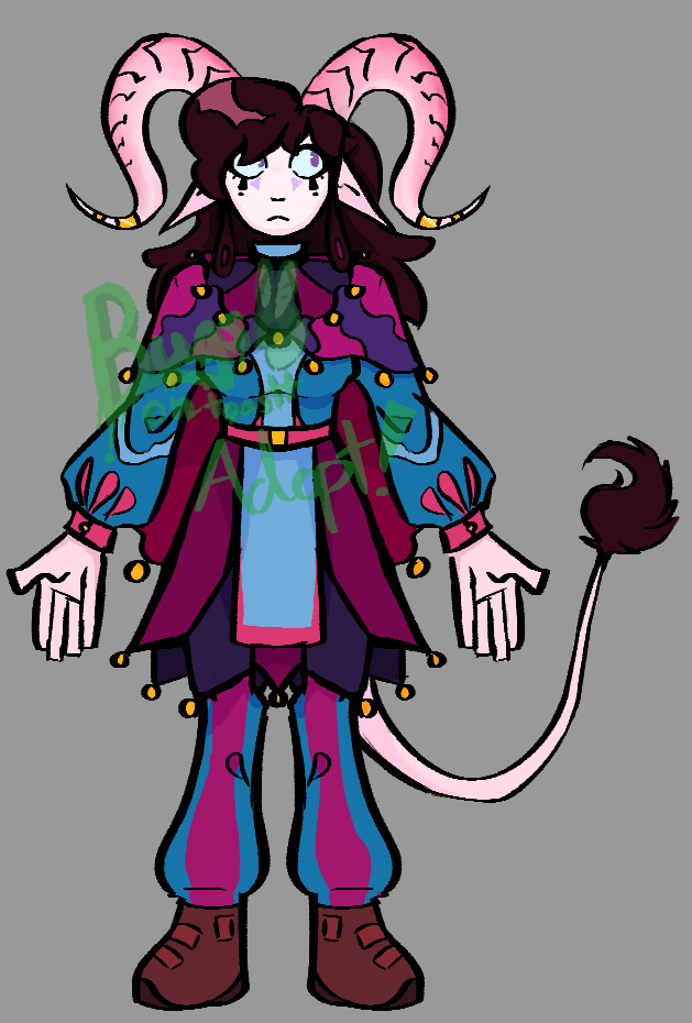 Tiefling Bard Adoptable June Bugsontoastt S Ko Fi Shop Ko Fi   B30ea5d6 3726 47f9 Abbb E3f968b41018 Funnyclownbard 