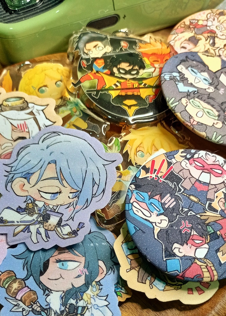 Shrinky Dink Painted Charms - HuffleDork's Ko-fi Shop - Ko-fi ❤️ Where  creators get support from fans through donations, memberships, shop sales  and more! The original 'Buy Me a Coffee' Page.