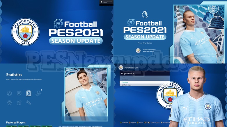 PES 2021 Menu eFootball 2023 SEASON 3 by PESNewupdate ~