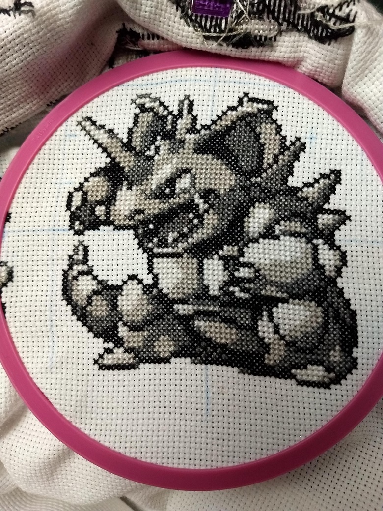 Pokemon Gen. 1 cross stitch pattern (32.1 x 18.3) : r/diamondpainting