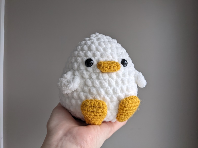 Crochet Chunky Duck Amigurumi Pattern PDF - FalseBubbles's Ko-fi Shop ...