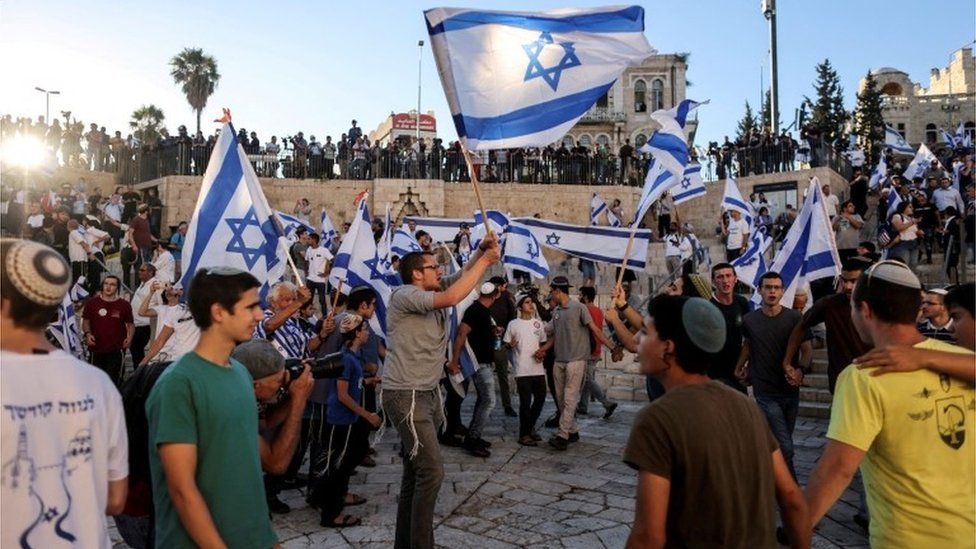 About 2,000 Settlers Defile Aqsa Ahead of Flag March in Jerusalem - Ko ...